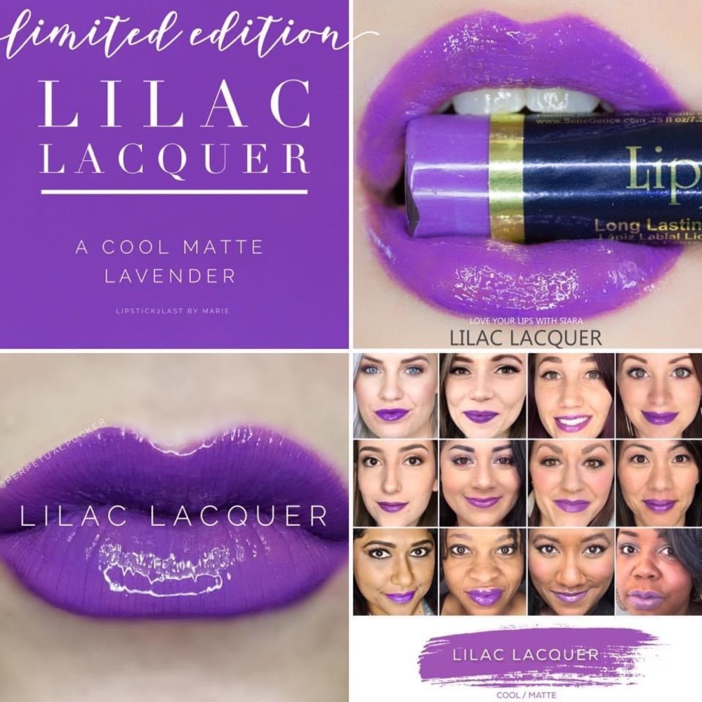 Limited Edition Color! Lilac Lacquer Lipsense.